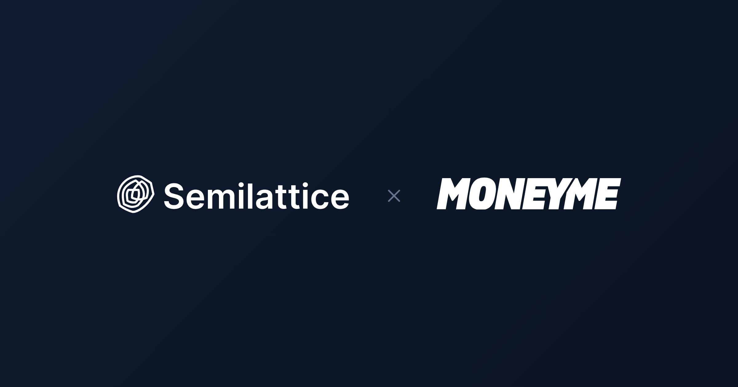 The Semilattice and MONEYME logos side by side